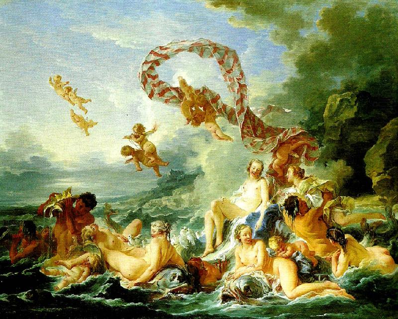 Francois Boucher venus triumf china oil painting image